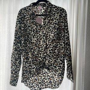 Women’s leopard boutique blouse